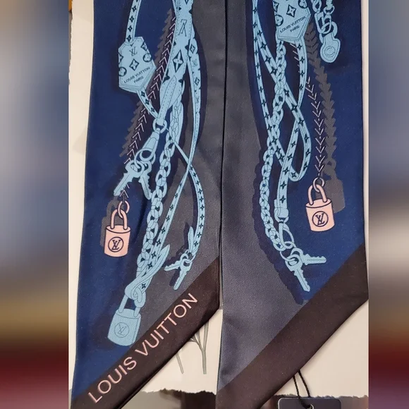 Hair Tie,Twilly, Scarf-100% SilkFashion - Picture 5 of 5